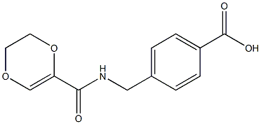 4-[(5,6-dihydro-1,4-dioxin-2-ylformamido)methyl]benzoic acid