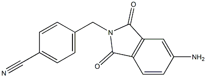 4-[(5-amino-1,3-dioxo-2,3-dihydro-1H-isoindol-2-yl)methyl]benzonitrile