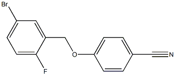 4-[(5-bromo-2-fluorophenyl)methoxy]benzonitrile