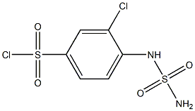 4-[(aminosulfonyl)amino]-3-chlorobenzenesulfonyl chloride Struktur