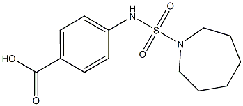 4-[(azepane-1-sulfonyl)amino]benzoic acid Structure