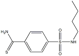 4-[(butylamino)sulfonyl]benzenecarbothioamide Structure