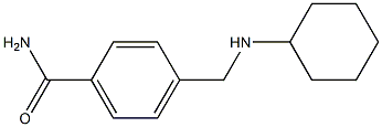 4-[(cyclohexylamino)methyl]benzamide Structure