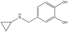 4-[(cyclopropylamino)methyl]benzene-1,2-diol Structure