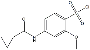 4-[(cyclopropylcarbonyl)amino]-2-methoxybenzenesulfonyl chloride