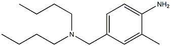 4-[(dibutylamino)methyl]-2-methylaniline 化学構造式