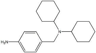 4-[(dicyclohexylamino)methyl]aniline,,结构式