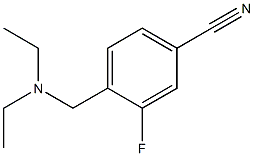 4-[(diethylamino)methyl]-3-fluorobenzonitrile Struktur