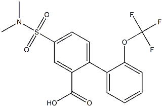 4-[(dimethylamino)sulfonyl]-2'-(trifluoromethoxy)-1,1'-biphenyl-2-carboxylic acid