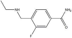 4-[(ethylamino)methyl]-3-fluorobenzamide Structure