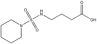 4-[(piperidine-1-sulfonyl)amino]butanoic acid Structure