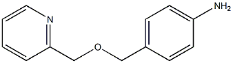 4-[(pyridin-2-ylmethoxy)methyl]aniline Structure