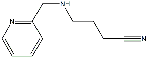 4-[(pyridin-2-ylmethyl)amino]butanenitrile Structure