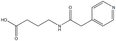  4-[(pyridin-4-ylacetyl)amino]butanoic acid