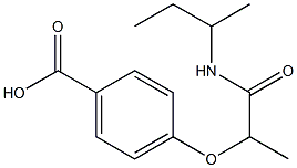 4-[1-(butan-2-ylcarbamoyl)ethoxy]benzoic acid