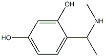 4-[1-(methylamino)ethyl]benzene-1,3-diol Structure