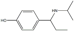 4-[1-(propan-2-ylamino)propyl]phenol