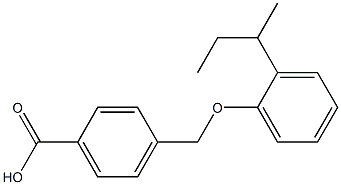 4-[2-(butan-2-yl)phenoxymethyl]benzoic acid