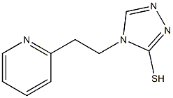 4-[2-(pyridin-2-yl)ethyl]-4H-1,2,4-triazole-3-thiol 结构式