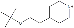 4-[2-(tert-butoxy)ethyl]piperidine,,结构式
