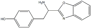  4-[2-amino-2-(1,3-benzoxazol-2-yl)ethyl]phenol