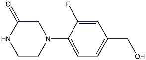 4-[2-fluoro-4-(hydroxymethyl)phenyl]piperazin-2-one