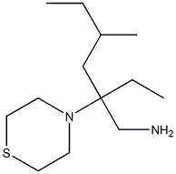 4-[3-(aminomethyl)-5-methylheptan-3-yl]thiomorpholine,,结构式