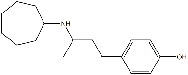 4-[3-(cycloheptylamino)butyl]phenol