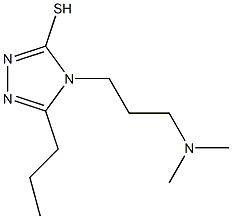 4-[3-(dimethylamino)propyl]-5-propyl-4H-1,2,4-triazole-3-thiol Structure