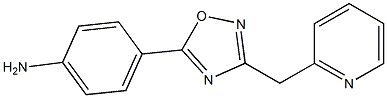 4-[3-(pyridin-2-ylmethyl)-1,2,4-oxadiazol-5-yl]aniline|