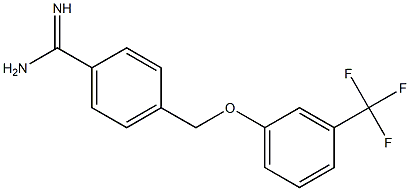  4-[3-(trifluoromethyl)phenoxymethyl]benzene-1-carboximidamide