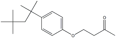 4-[4-(2,4,4-trimethylpentan-2-yl)phenoxy]butan-2-one Structure