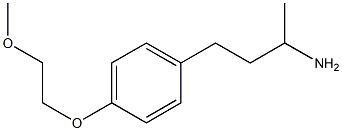 4-[4-(2-methoxyethoxy)phenyl]butan-2-amine Structure