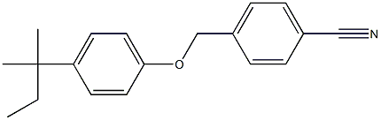  4-[4-(2-methylbutan-2-yl)phenoxymethyl]benzonitrile