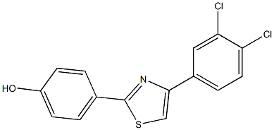 4-[4-(3,4-dichlorophenyl)-1,3-thiazol-2-yl]phenol
