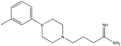  4-[4-(3-methylphenyl)piperazin-1-yl]butanimidamide