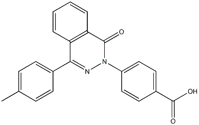 4-[4-(4-methylphenyl)-1-oxophthalazin-2(1H)-yl]benzoic acid|