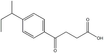 4-[4-(butan-2-yl)phenyl]-4-oxobutanoic acid,,结构式