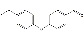 4-[4-(propan-2-yl)phenoxy]benzaldehyde 结构式