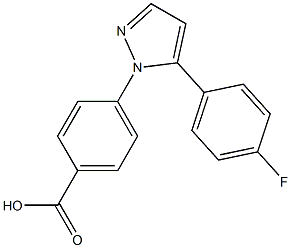 4-[5-(4-fluorophenyl)-1H-pyrazol-1-yl]benzoic acid|