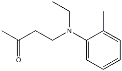 4-[ethyl(2-methylphenyl)amino]butan-2-one Struktur