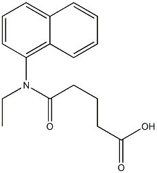 4-[ethyl(naphthalen-1-yl)carbamoyl]butanoic acid|