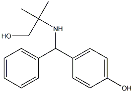 4-{[(1-hydroxy-2-methylpropan-2-yl)amino](phenyl)methyl}phenol