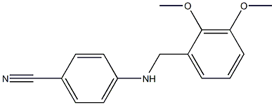  4-{[(2,3-dimethoxyphenyl)methyl]amino}benzonitrile