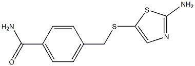 4-{[(2-amino-1,3-thiazol-5-yl)thio]methyl}benzamide