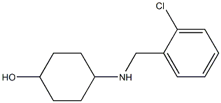4-{[(2-chlorophenyl)methyl]amino}cyclohexan-1-ol,,结构式