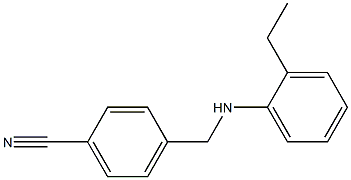 4-{[(2-ethylphenyl)amino]methyl}benzonitrile