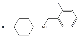 4-{[(2-fluorophenyl)methyl]amino}cyclohexan-1-ol