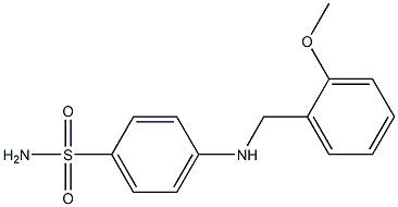 4-{[(2-methoxyphenyl)methyl]amino}benzene-1-sulfonamide Structure