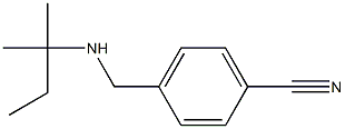 4-{[(2-methylbutan-2-yl)amino]methyl}benzonitrile